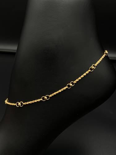 خلخال ذهب عيار 21