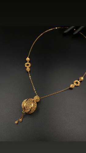 LONG GOLD NECKLACE K21