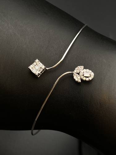 WHITE GOLD BRACELET K18