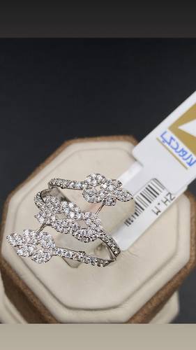 WHITE GOLD RING K18