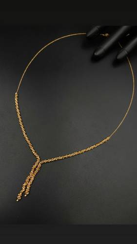 GOLD LONG NECKLACE K21