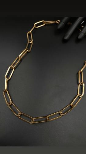 GOLD LONG NECKLACE K18