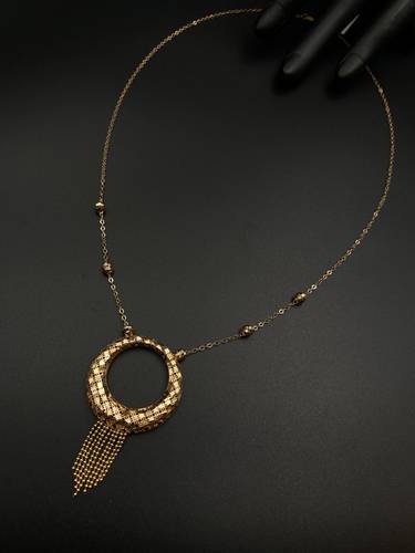 عقد ذهب أصفر عيار 21 