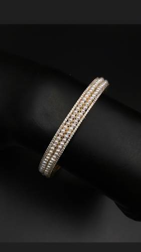 GOLD BRACELET K18 WITH CULTURED PEARL