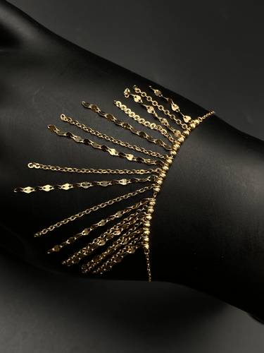سوارة ذهب أصفر عيار 18 