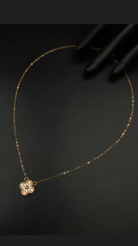 YELLOW GOLD NECKLACE K18