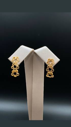 YELLOW GOLD EARINGS 21K