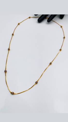 GOLD LONG NECKLACE K21