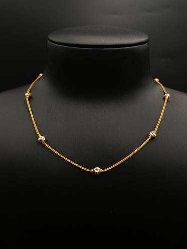 عقد ذهب عيار 21