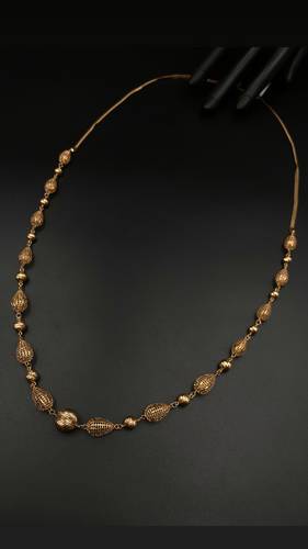 GOLD LONG NECKLACE K21