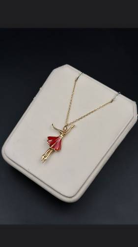 YELLOW GOLD NECKLACE K18