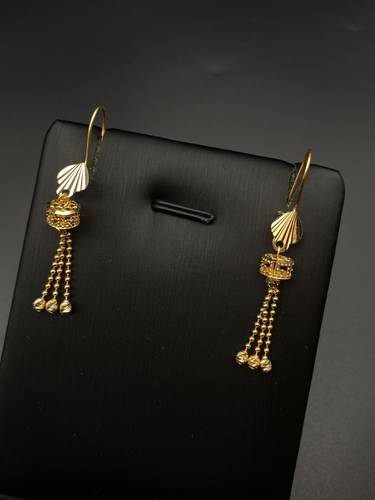 حلق ذهب أصفر عيار21 