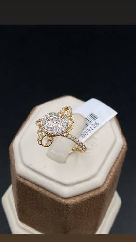 YELLOW GOLD RING 18K