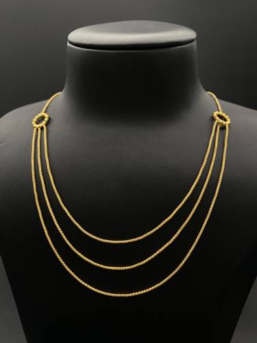 عقد ذهب عيار 21