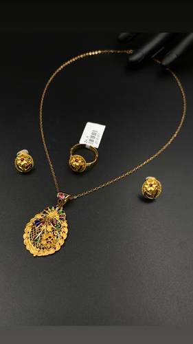 YELLOW GOLD HALF SET K21