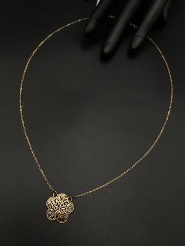 YELLOW GOLD NECKLACE K18