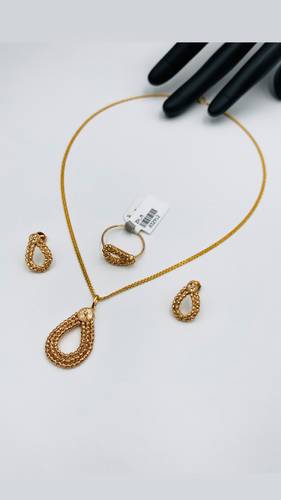 YELLOW GOLD HALF SET K21