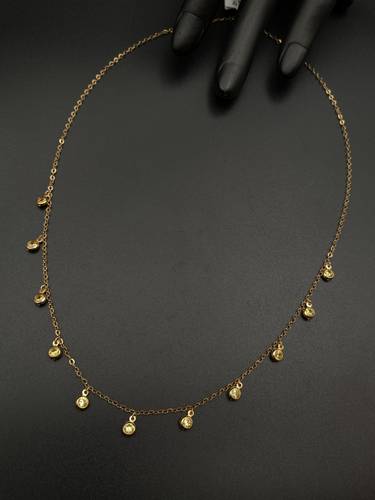 YELLOW GOLD NECKLACE K18