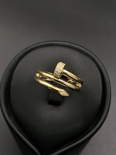 خاتم ذهب إيطالي عيار 18 مقاس 12