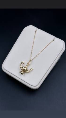 YELLOW GOLD NECKLACE K18