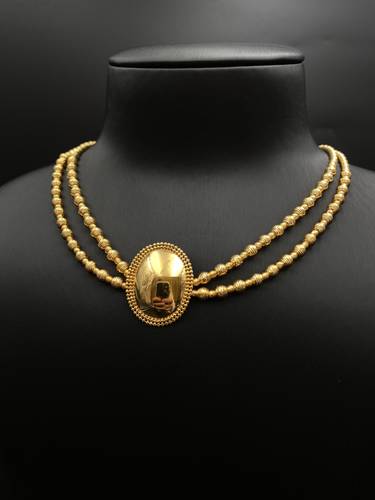 طقم ذهب عيار 21