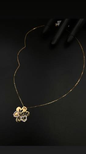 YELLOW GOLD NECKLACE K18