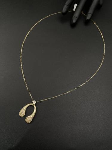 عقد ذهب أصفر عيار 18 