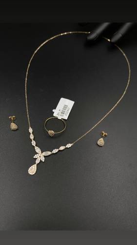 YELLOW GOLD HALF SET K18