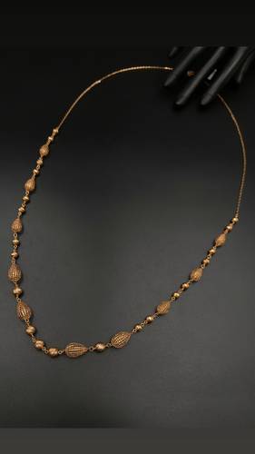GOLD LONG NECKLACE K21