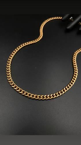 GOLD LONG NECKLACE K18