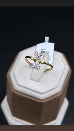 YELLOW GOLD RING 18K