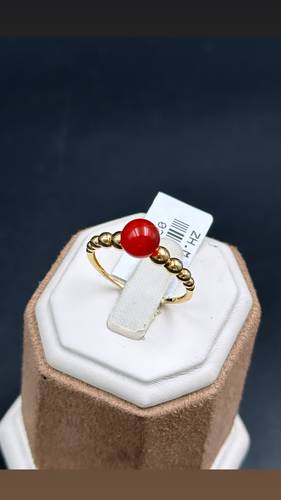 YELLOW GOLD RING 18K
