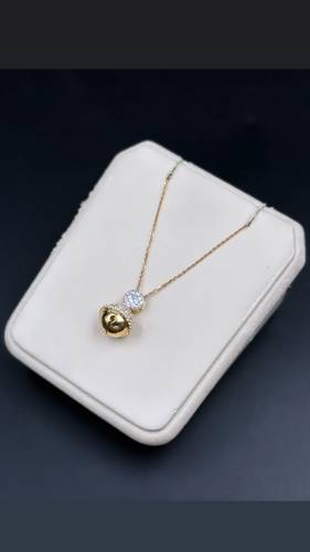 YELLOW GOLD NECKLACE K18