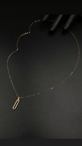 عقد ذهب أصفر عيار 18