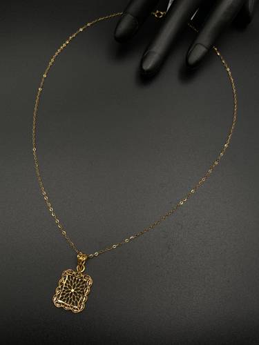 عقد ذهب أصفر عيار 21 