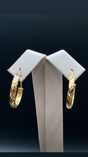 YELLOW GOLD EARINGS 21K