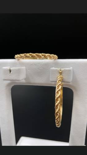 GOLD EARINGS K18