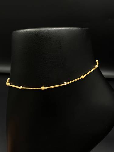 خلخال ذهب عيار 21