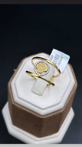 YELLOW GOLD RING 18K