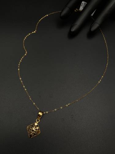 عقد ذهب أصفر عيار 21 