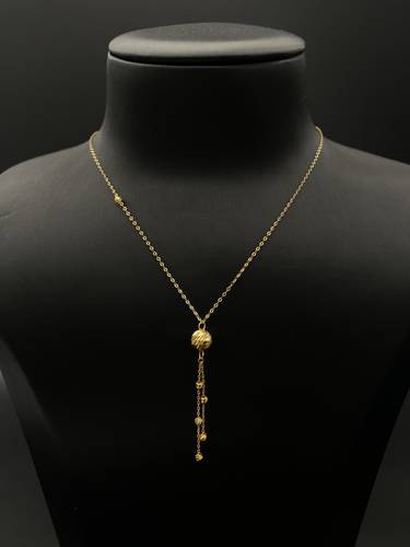 عقد ذهب عيار 21