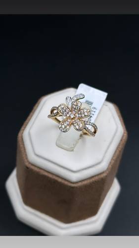 YELLOW GOLD RING 18K