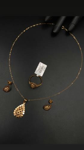 YELLOW GOLD HALF SET K21