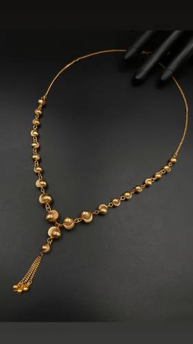 GOLD LONG NECKLACE K21
