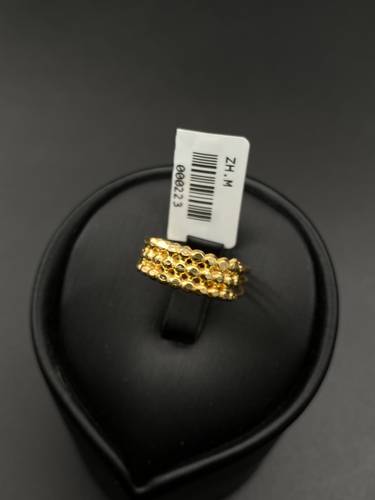 خاتم ذهب أصفر عيار 21 