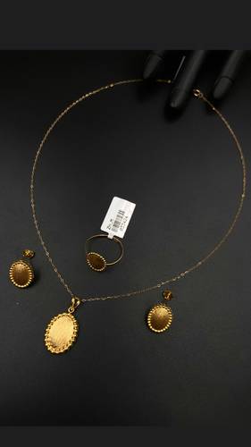 YELLOW GOLD HALF SET K21