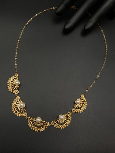 عقد ذهب أصفر عيار 21 