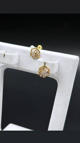 حلق ذهب عيار 18