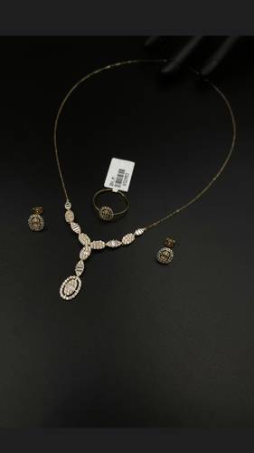 YELLOW GOLD HALF SET K18