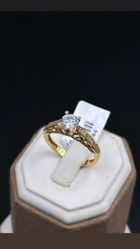 YELLOW GOLD RING 18K